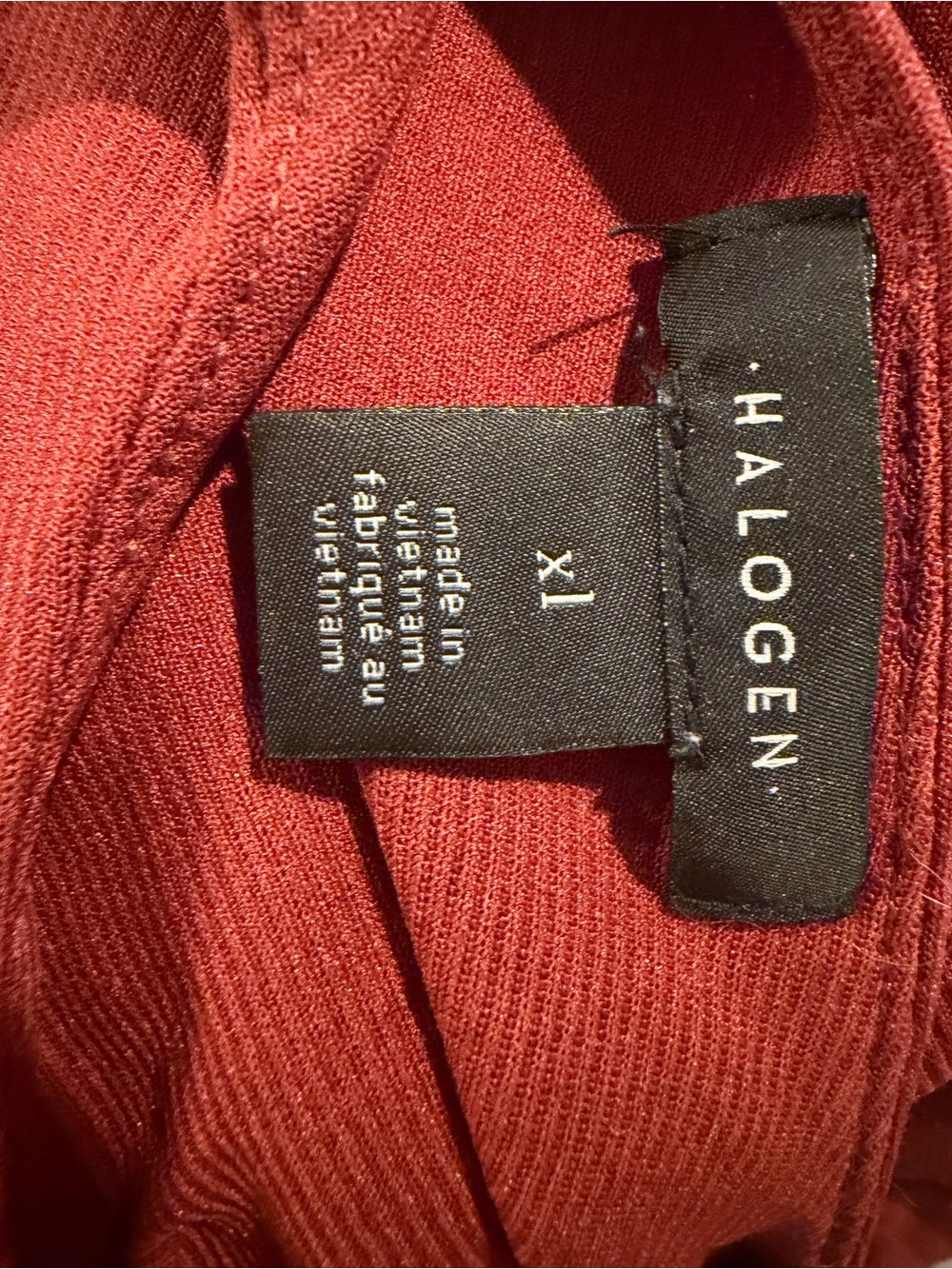 Halogen Rust Short Sleeve Ruched Side Tunic - Picture 2 of 3